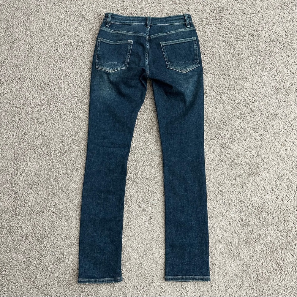 AllSaints Jeans Mens W28 Joey Skinny Fit Stretch Low Rise Button Fly Denim - Picture 14 of 15